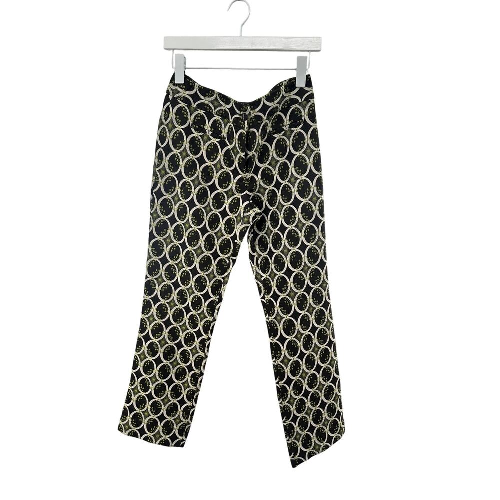 Etcetera Patterned Pants Size 4 - image 2